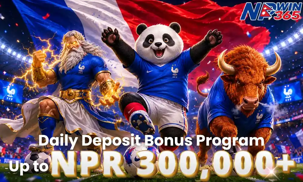 NPwin365 Daily Deposit Bonus Program — Up to NPR 300,000+ — Nepal online casino