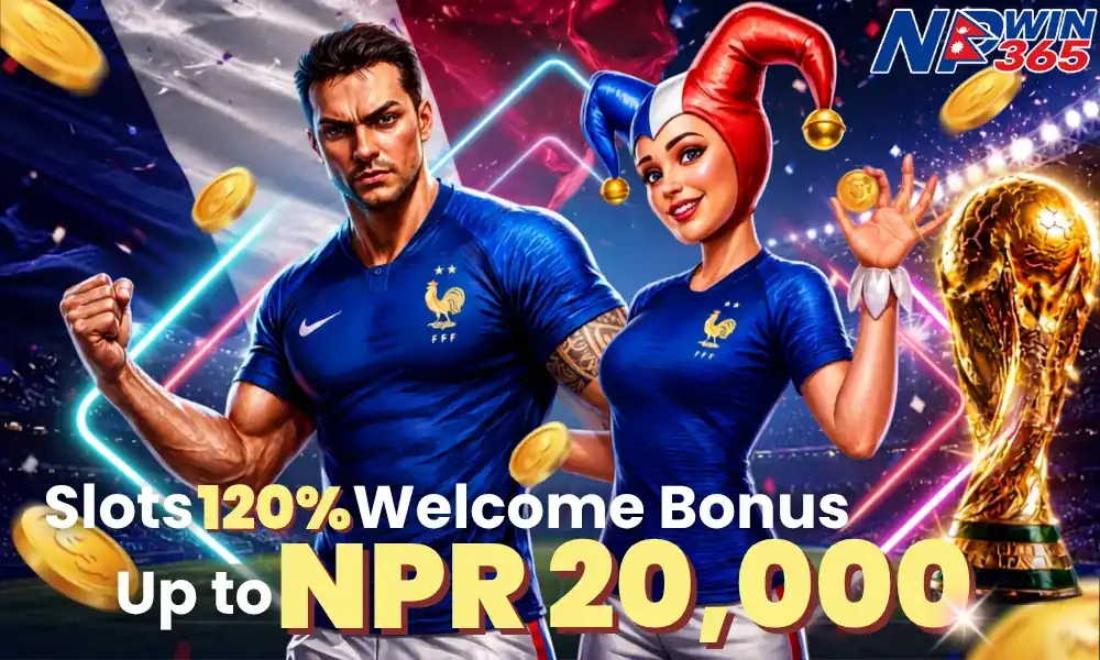 NPwin365 Slot 120% Welcome Bonus — Up to NPR 20,000 — Nepal online casino